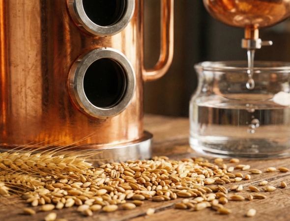 Что такое дробная перегонка зернового спирта сырца