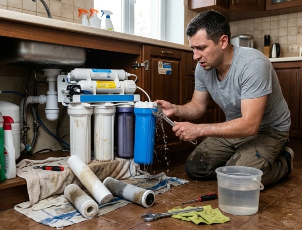 Обслуживание фильтров для воды в Днепре – почему самостоятельный сервис приводит к поломкам