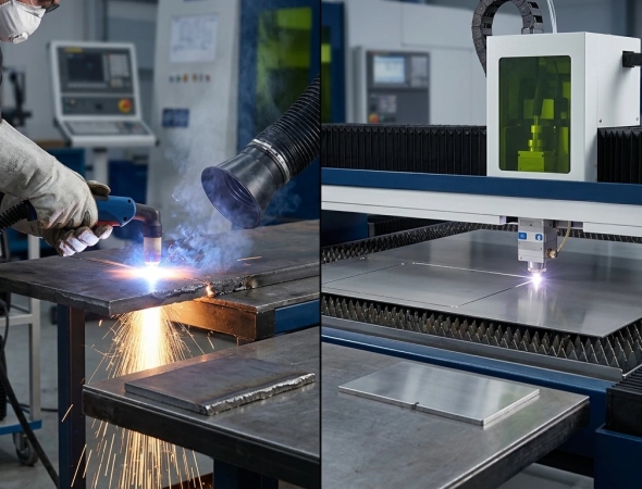 Який метод різання металу краще. Плазма або лазер?