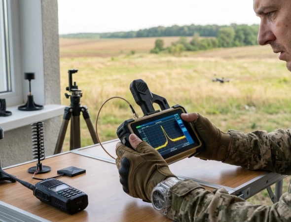 Як помітити FPV-загрозу ще до візуального контакту з аналізатором дронів