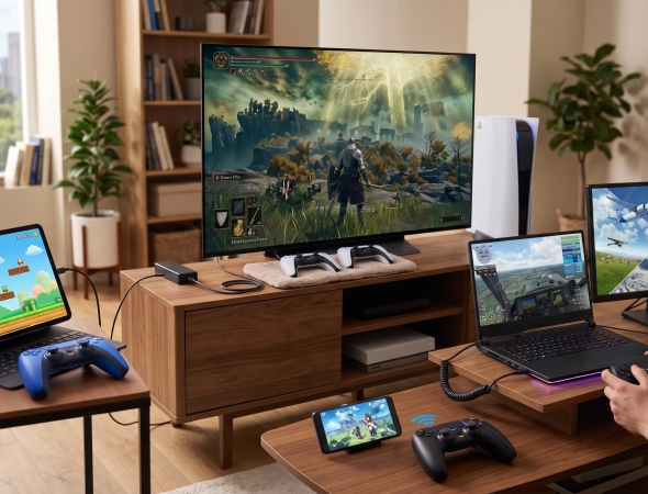 Как подключить геймпады DualSense PS5 к разным устройствам