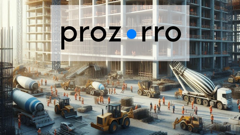 Строительные тендеры Prozorro